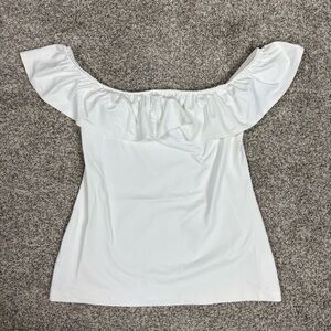 Sailor Sailor White Off the Shoulder Blouse Size‎ S